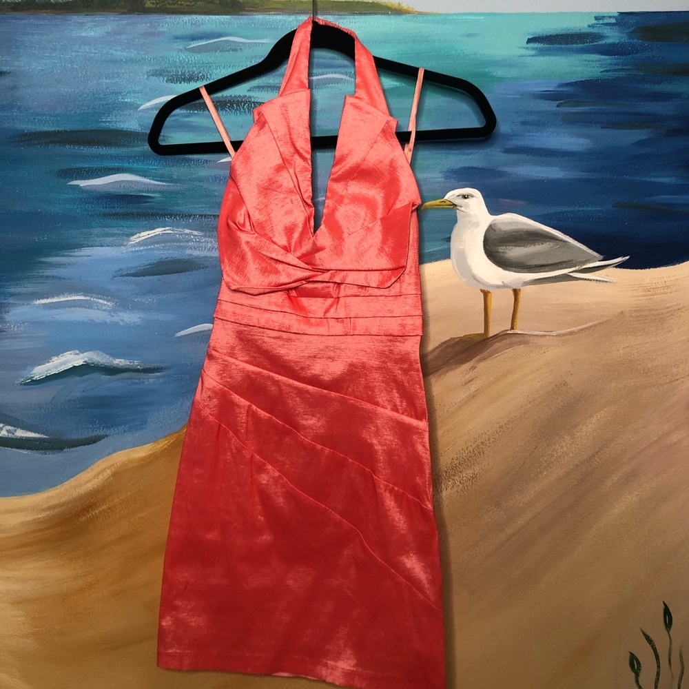 metallic dress